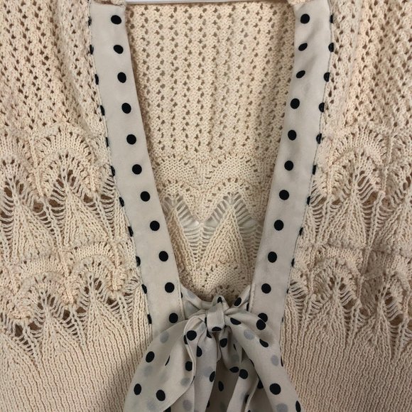 Maeve Short Sleeve Knit Sweater Size M - Picture 2 of 5